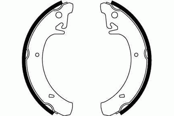 Колодки барабанные LADA 2108-2112 GS8210 GS8210 TRW