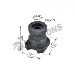 Втулка VOLVO рессоры задней MANSONS 120494 MANSONS