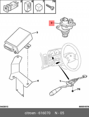 датчик скорости в КПП!\ Peugeot 206/207/307/406/407/607 93> 6160 70 CITROEN PEUGEOT