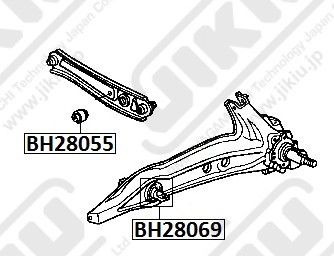 Сайлентблок  HONDA Civic Ferio EK Jan 95 Jan 1 BH28055 BH28055 JIKIU
