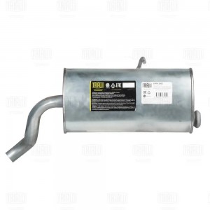 Глушитель Peugeot Partner (03-) 1.1i/1.4i/1.6i осн. (алюм. сталь) (EMM 2002) EMM 2002 TRIALLI