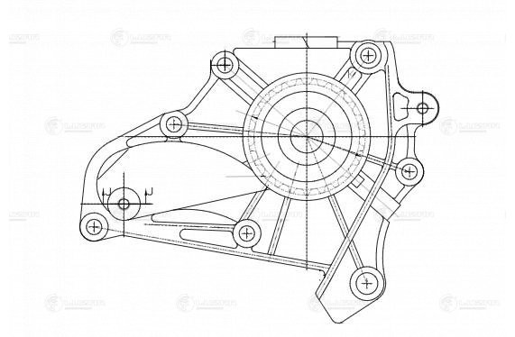 Насос водяной для а/м Toyota Avensis (97-)/Camry (82-) 1.8i/2.0i/2.2i [3SFE 4S 5 LWP 1942 LUZAR