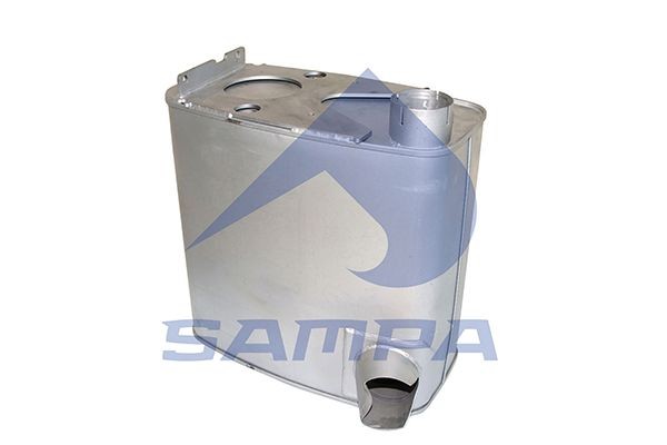 Бочка глушителя TGA ø110,3/ø140/348/648/625 021181 SAMPA