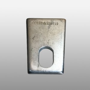 Пластина стопорная опорного пальца тормозных колодок Shaanxi, Shacman F3000 81908010225 SHAFT
