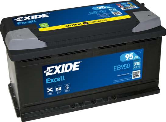Аккумуляторная батарея EXCELL [12V 95Ah 800A B13] EB950 EB950 EXIDE