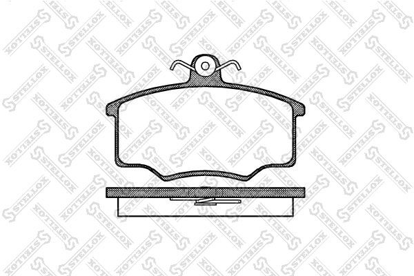 046 20=FDB412 !колодки дисковые п.\ Audi 80 1.8/2.0 84-86 057-020-SX STELLOX