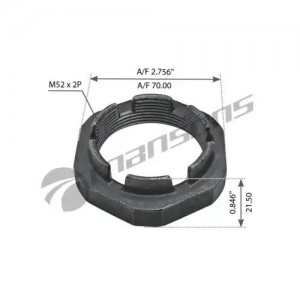 Гайка VOLVO FH12 ступицы задней (M52x2) MANSONS 900.340 MANSONS