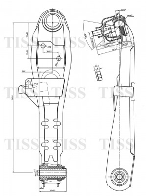 Рычаг подвески, передний правый 'Premium' JDCP526R JUST DRIVE