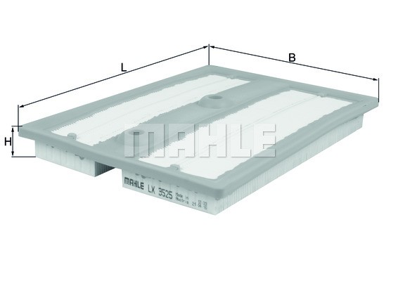 Фильтр воздушный VW Golf AUDI A3 SKODA Octavia (13-) (1.2/1.4 TSI) MAHLE LX3525 MAHLE KNECHT