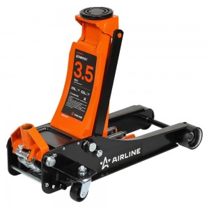 Домкрат подкатной 3.5т (100-533 мм) двухпоршневой (низкопрофильный) INDUSTRY AJ35FI510 AIRLINE