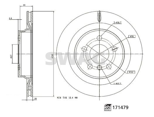 BMW 2-СЕРИЯ F45/F46 TOURER (2015>) 33100918 SWAG