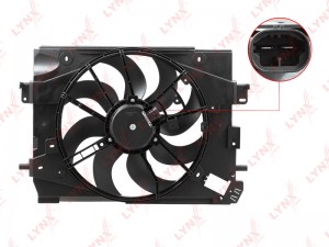 Вентилятор радиатора с кожухом RF-1567 RF-1567 LYNXAUTO