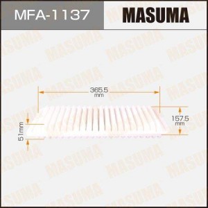 фильтр воздушный!\ Lexus RX 400H 04> MFA1137 MASUMA