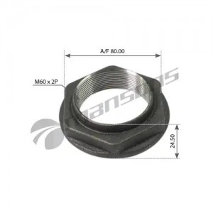 Гайка RENAULT Premium,Kerax,Maxter,Magnum ступицы (M60х2мм) MANSONS 800.141 MANSONS