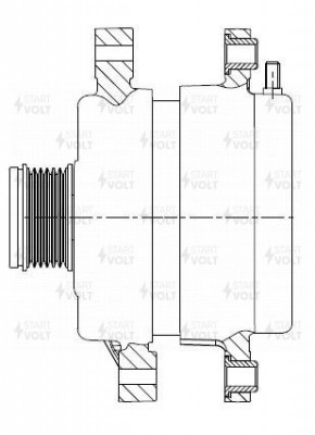 Генератор 150A LG 0892 START VOLT