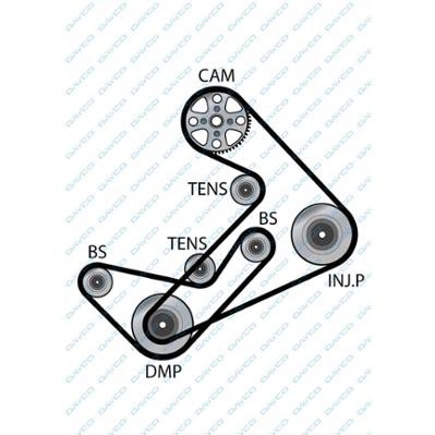 Ремень ГРМ HYUNDAI Porter (163х25.4) DAYCO 94019 DAYCO