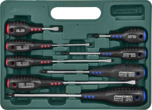 набор отверток! стержневых FULL STAR, 8 предметов\ D04PP08S JONNESWAY