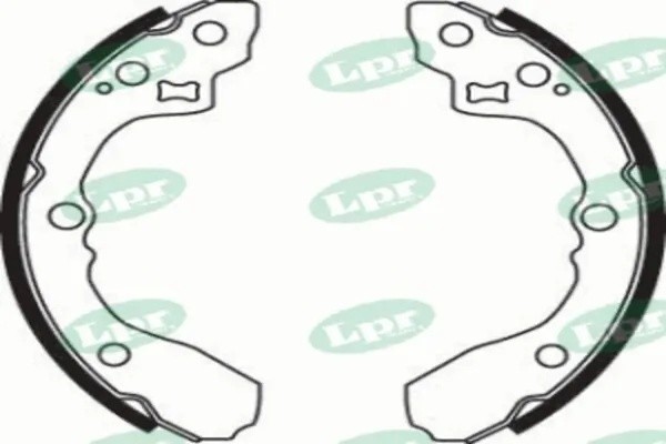Комплект тормозных колодок 08060 08060 LPR