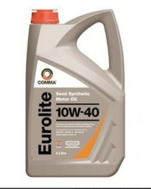COMMA 10W40 EUROLITE (5L) масло мотор.! полусин ACEA A3/B4, API SN/CF, MB 229.1, EUL5L COMMA