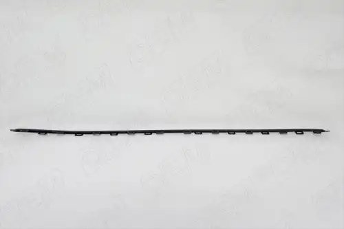 Молдинг бампера заднего центральный Volkswagen Polo sedan 5 2015-2020, черный OEM3722 OEMPARTS