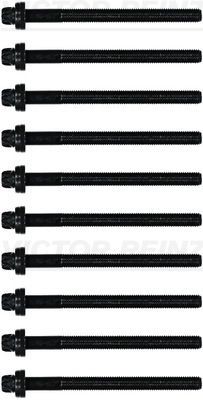 к-кт болтов ГБЦ! (10)\ Citroen C4/C5, Peugeot 307/308/407 1.8/2.0 04> 14-32342-01 VICTOR REINZ