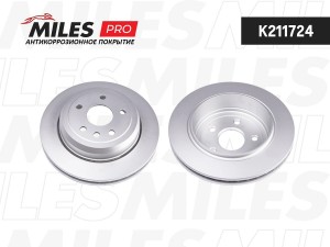 Диск тормозной (серия PRO с антикоррозионным покрытием) JEEP GRAND CHEROKEE IV 3 K211724 MILES