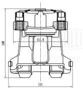 Суппорт торм. для а/м BMW 3 F30 11-/4 F30 13-/1 F20/F21 11- зад. лев. d42мм CF 0 CF084766 TRIALLI