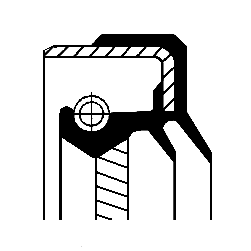 Сальник раздат.коробки 35x65x10/22 01035433B CORTECO