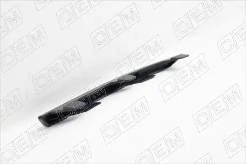 Молдинг бампера заднего левый Volkswagen Polo sedan 5 2015-2020, черный OEM1477L OEMPARTS