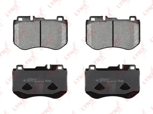 колодки дисковые! передние с антискрип. пл.\ MB W205 1.6.2.2i/D 13> BD5371 LYNXAUTO