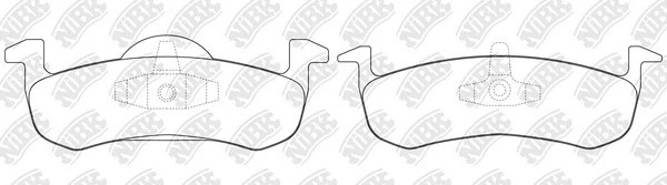 PN0609-NIBK колодки дисковые задние!\ Ford Expedition 07-09, Lincoln Navigator 0 PN0609 NIBK