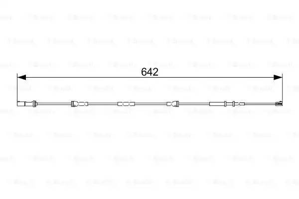 Датчик износа тормозных колодок BMW X1 (F48),2 (F45),Active Tourer (14) BOSCH 1 987 473 544 BOSCH