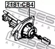 Цилиндр сцепления главный FORD FOCUS II CB4 2008-2011 2181-CB4 2181CB4 FEBEST