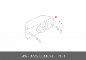 3726030A109/E Фонарь поворотный 4180,4250 3726030A109-E FAW