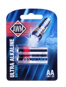 Батарейки AWM AA LR6 1,5V пальчиковые щелочные (2 шт) 411090001 AWM