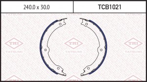 Колодки тормозные барабанные TOYOTA Land Cruiser 08- TCB1021 TCB1021 TATSUMI