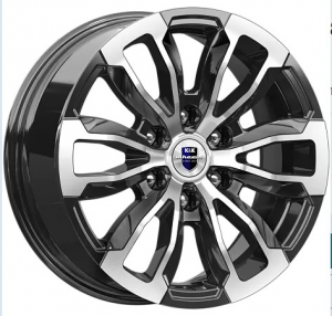 КиК Меконг 18.0 / 7.5J PCD 6x139.70 ET 25.00 ЦО 106.10 Литой / Черный с полирова 78691 K K