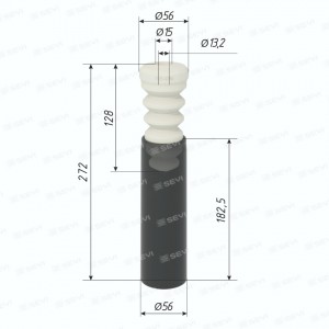 Отбойник стойки для а/м Lada Vesta задней (2 шт.) СЭВИ 1516-6754 SEVI