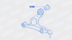 Сайлентблок рычага передней подвески, задний Audi Q7/Porsche Cayenne/VW Touareg  SB873 FINWHALE