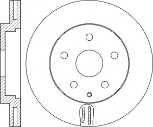Диск тормозной MAZDA 6 (18-20),CX-5,CX-9 передний (1шт.) NIBK RN2092 NIBK