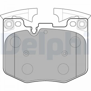 LP3235 колодки тормозные дисковые передние!\ BMW 7 Series G11/G12 14> LP3235 DELPHI
