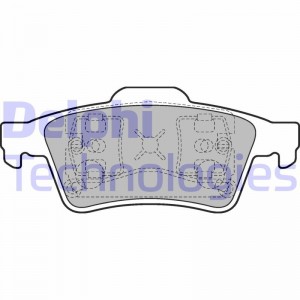 LP1701 колодки дисковые з.\ Opel Vectra, Nissan Primera 02>, Renault Laguna 01> LP1701 DELPHI