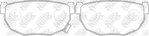 Колодки тормозные дисковые PN2377 PN2377 NIBK