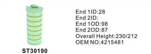 Фильтр гидравлический ST30190 ST30190 STAL