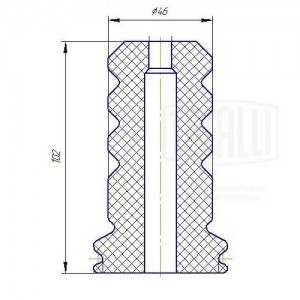 Пыльник и отбойник FORD Focus (98-) амортизатора переднего комплект на 1 амор. T BCS 10102 TRIALLI