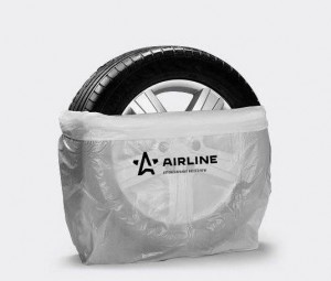 Мешки для колес R12-22, PRO, ПНД повыш.прочн. 25 мкм (115х115 см) компл. 4 шт.,  ADPB005 AIRLINE