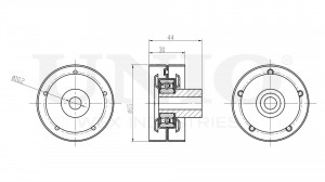 Ролик направляющий приводного ремня TNS-10200 UNIO