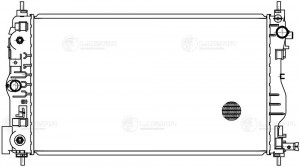 Радиатор CHEVROLET Cruze (09-) (1.6/2.0) АКПП LUZAR LRC 0511 LUZAR