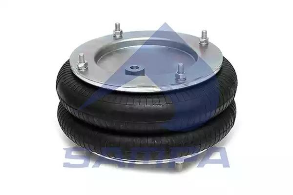 Пневморессора двойной сильфон; 4 шп.+возд. / 4 шп.; возд. смещен Lohr/SMB SP553002F01 SAMPA