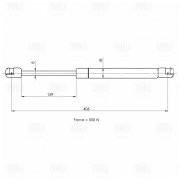 Амортизатор упор для а/м Skoda Octavia 96- универс. крышки багажника GS1823 GS1823 TRIALLI